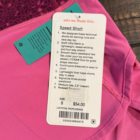 Lululemon Speed Short Original - Picture 2 of 4